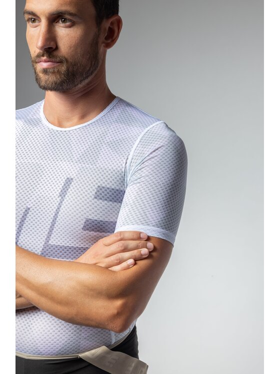 Alé Cycling Alé Cycling Koszulka rowerowa Multiverso SS Biały Fitted Fit