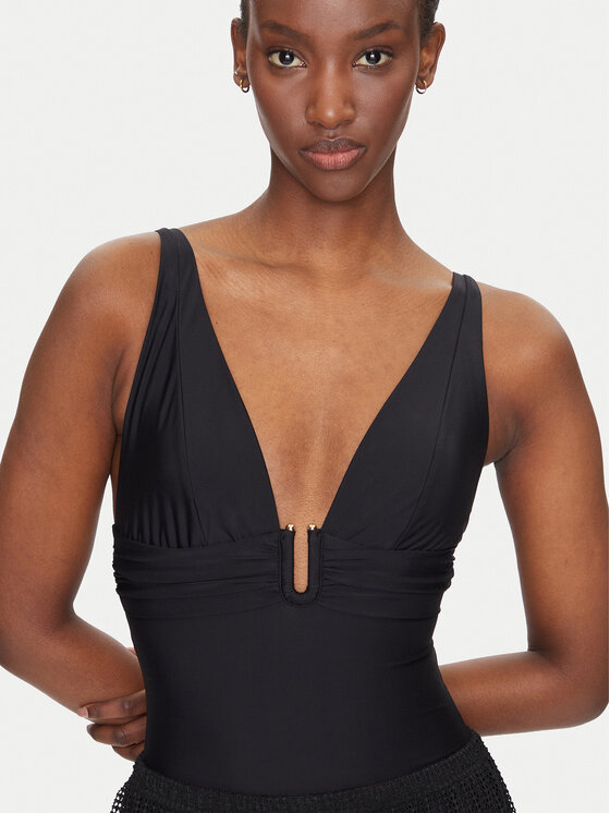 Hunkemöller Hunkemöller Штани з тканини 301754 Чорний Relaxed Fit