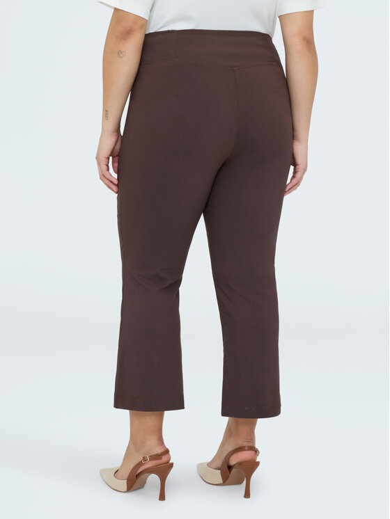 Fiorella Rubino Fiorella Rubino Spodnie materiałowe P701L002310N022 Brązowy Flare Fit