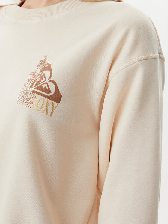 Roxy Roxy Μπλούζα ERJFT04963 Μπεζ Regular Fit