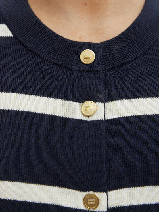 Tommy Hilfiger Tommy Hilfiger Kardigán WW0WW49617 Tmavomodrá Regular Fit