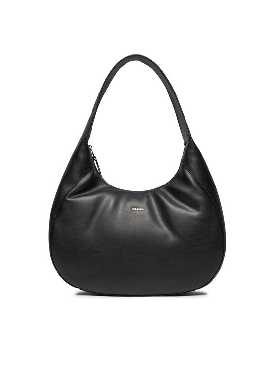 Geantă Calvin Klein Ck Must Soft Large Shoulder Bag K60K611747 Negru
