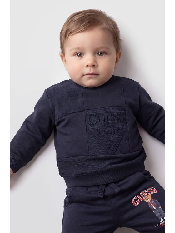Guess Kids Guess Kids Mikina 185392 Modrá Classic Fit