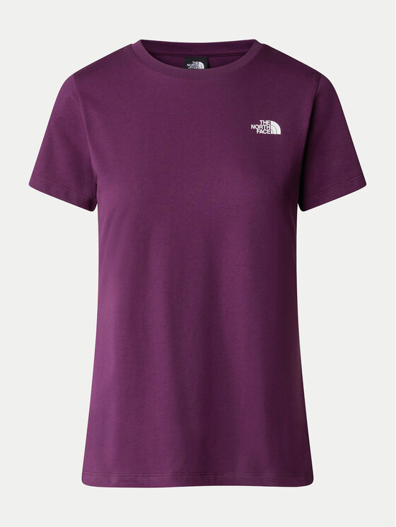 The North Face The North Face T-Shirt Simple Dome NF0A87NH Fialová Regular Fit