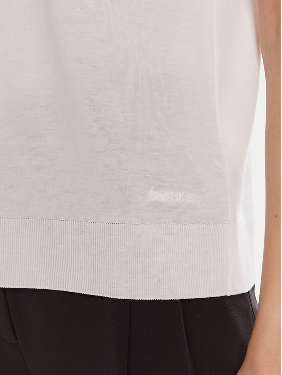 Calvin Klein Calvin Klein T-shirt LV044B206G Bijela Regular Fit