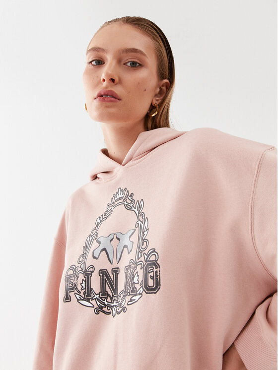 PINKO Pinko Majica dugih rukava Sisma 101767 A13M Ružičasta Regular Fit