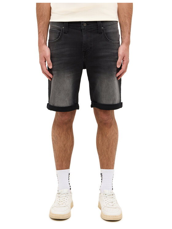 Mustang Mustang Pantaloncini di jeans Style Chicago Nero Slim Fit