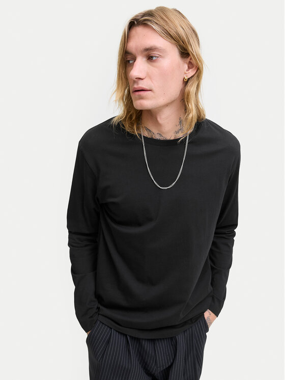 Jack&Jones Jack&Jones Hosszú ujjú Basic 12279538 Fekete Regular Fit