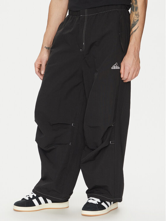 adidas adidas Jogginghose Parachute JD5415 Schwarz Loose Fit
