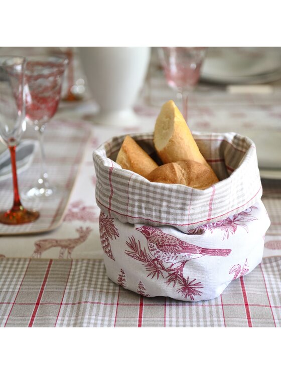 Roseberry Home Roseberry Home Chlebak Toile de Jouy Blue Red Forest Czerwony