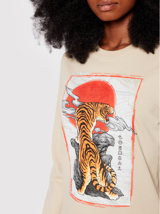 Felpa Tiger D 1 Beige Regular Fit