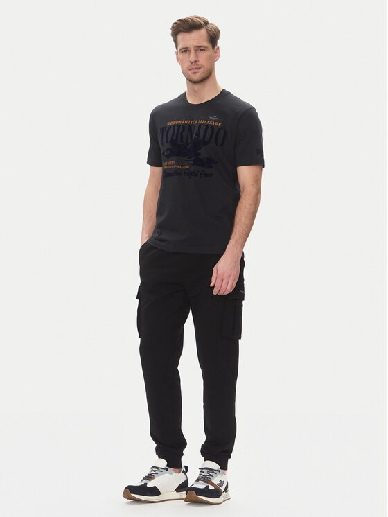 Aeronautica Militare Aeronautica Militare Majica 251TS2405J641 Mornarsko modra Regular Fit