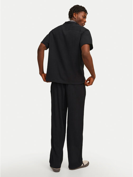 Jack&Jones Jack&Jones Košile Luke 12255781 Černá Relaxed Fit