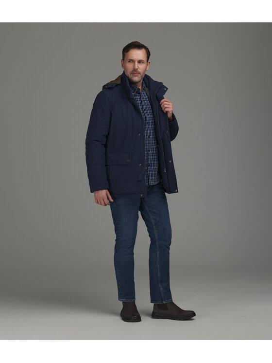 Lee Cooper Lee Cooper Kurtka zimowa HANS Granatowy Regular Fit