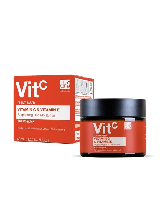 Dr Botanicals Dr Botanicals Serum z witaminą C i kwasem hialuronowym i krem z witaminą C i E 60 ml Serum