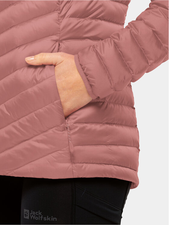 Jack Wolfskin Jack Wolfskin Пухено яке Passamani Down Hoody 1207101 Розов Regular Fit