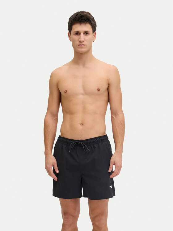 Jack & Jones Jack & Jones Pantaloni scurți pentru înot Maui Tropic 12291385 Negru Regular Fit