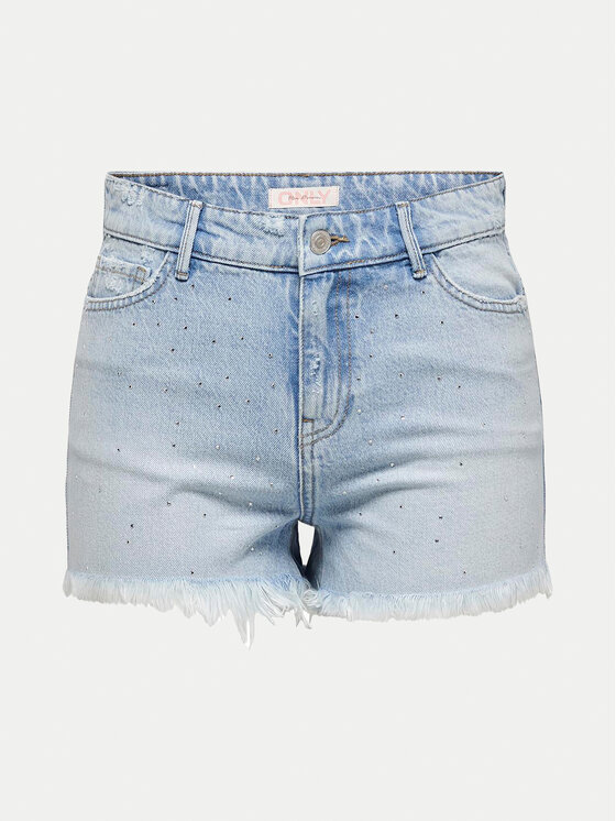 ONLY ONLY Pantaloni scurți de blugi Pacy 15319104 Albastru Regular Fit
