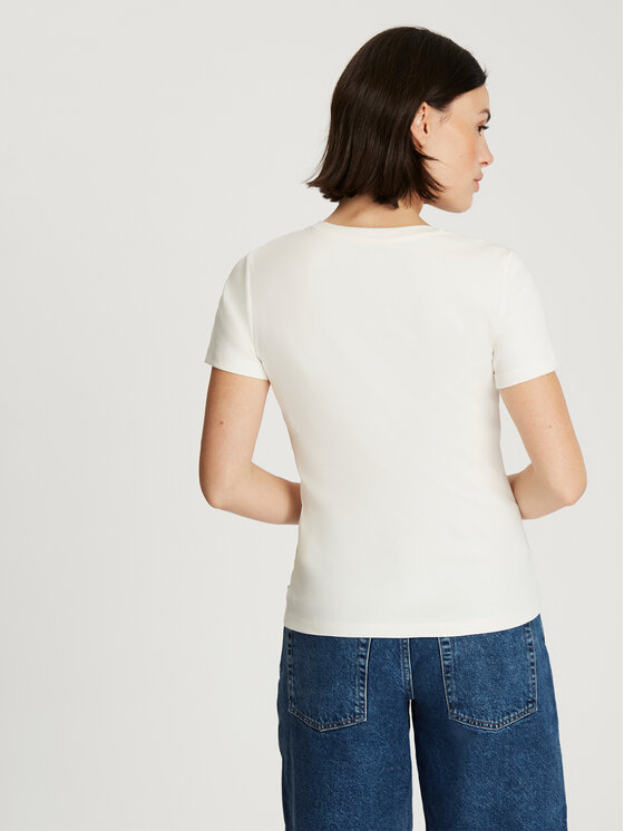 Cross Jeans Cross Jeans T-Shirt 56152-028 Beżowy