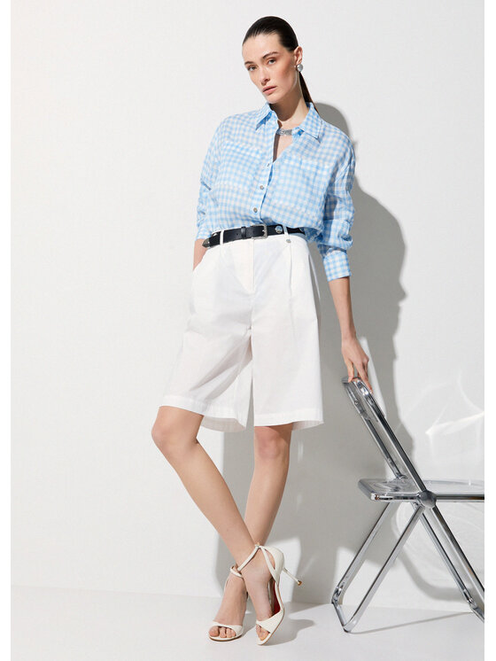 Liu Jo Liu Jo Pantaloni di tessuto WA6370T485310701 Bianco Regular Fit