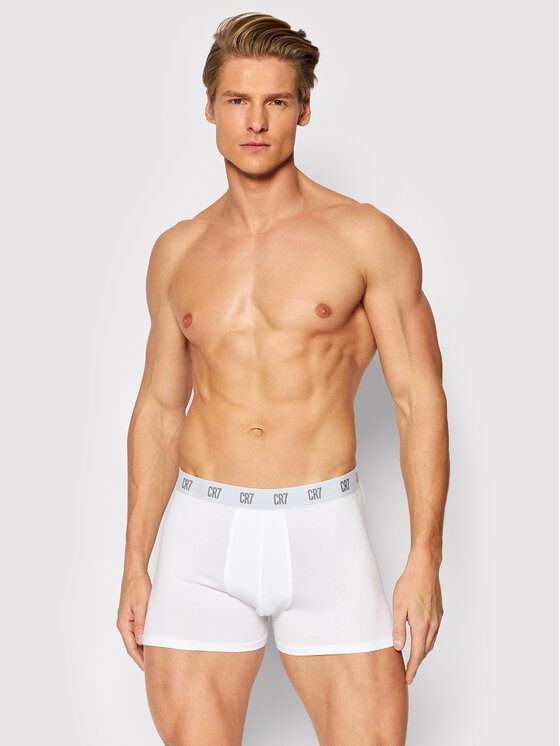 Cristiano Ronaldo CR7 Cristiano Ronaldo CR7 Σετ μποξεράκια 3 τμχ Main Basic 3Pack 8100-49-100 Λευκό