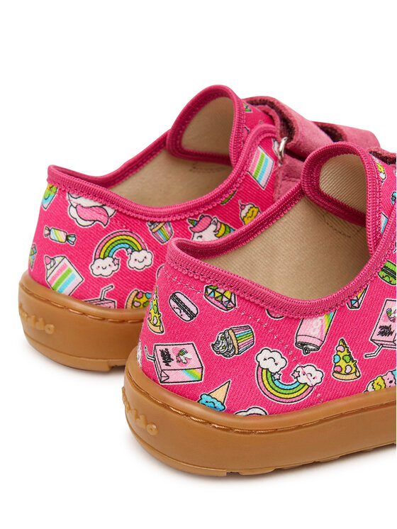 Froddo Froddo Bačkory Barefoot Canvas G1700440-10 D Růžová