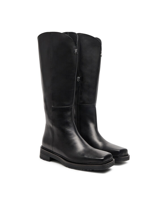 Patrizia Pepe Patrizia Pepe Ботуши 8Y0096/L078-K103 Черен