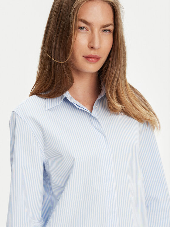 United Colors Of Benetton United Colors Of Benetton Srajca 59T7DQ0BH Svetlo modra Regular Fit