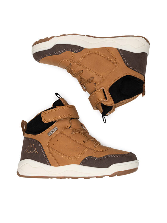 Kappa Kappa Šnurovacia obuv AW24-3C042 Hnedá