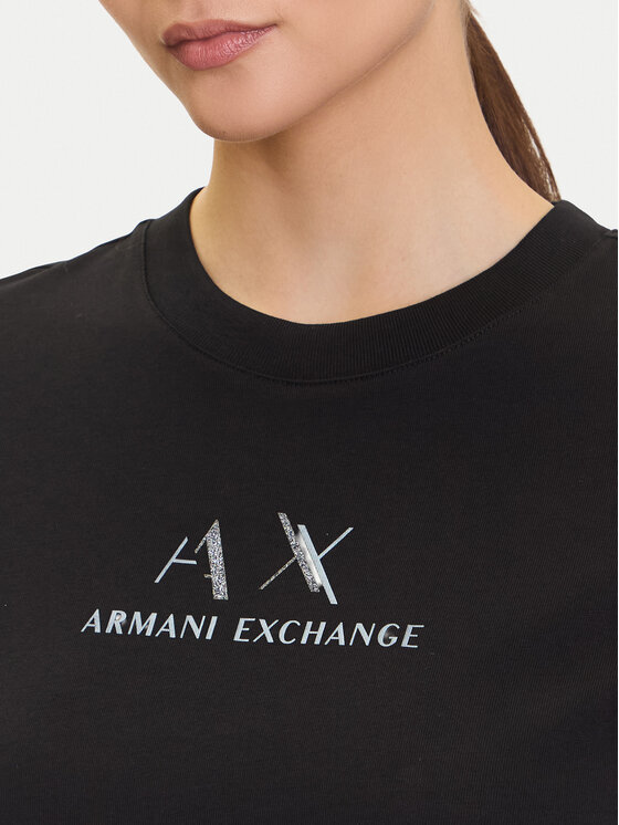 Armani Exchange Armani Exchange T-Shirt XW001345 AF16356 UC001 Czarny Regular Fit