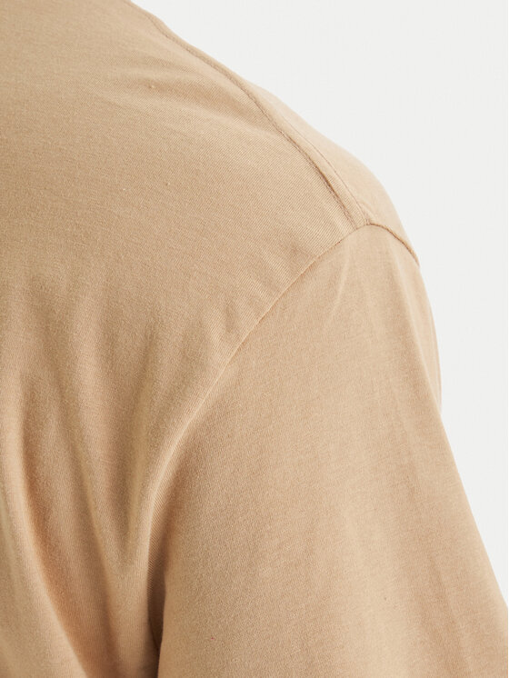 Quiksilver Quiksilver Majica Salt Water EQYZT08205 Bež Comfort Fit