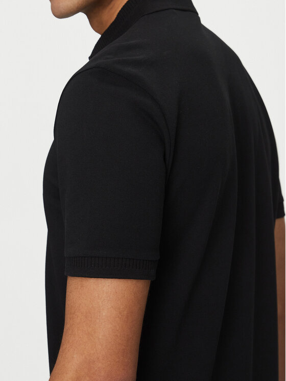 HUGO HUGO Pólóing Dereso232 50490770 Fekete Slim Fit