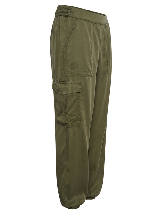 Kaffe Kaffe Stoffhose Zilia 10507507 Grün Relaxed Fit