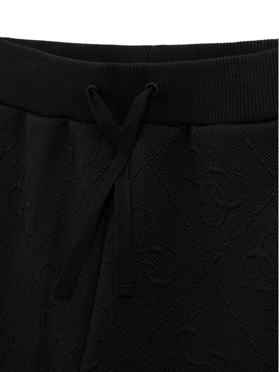 Guess Guess Teplákové kalhoty J5BQ11 K0742 Černá Wide Leg