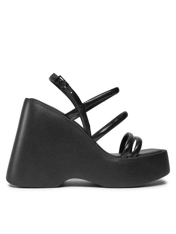 Női Szandál Melissa, Méret: 41_42, Fekete, Melissa Jessie Platform Ad 33994