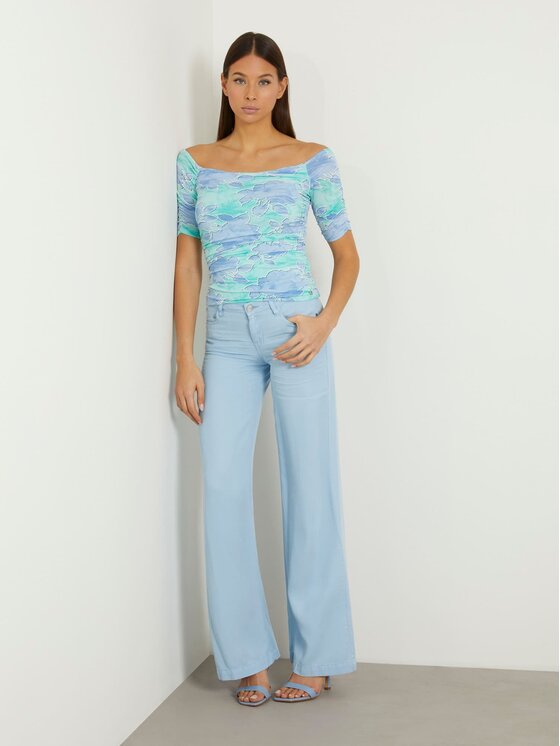 Guess Guess Τοπ 164435 Μπλε Classic Fit