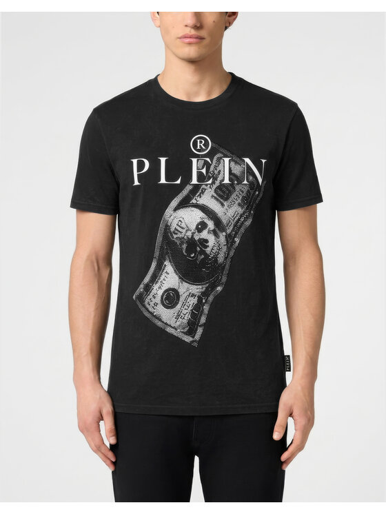 PHILIPP PLEIN PHILIPP PLEIN T-Shirt 31604 Czarny Regular Fit