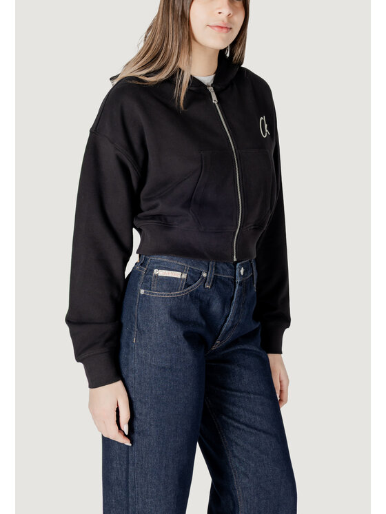 Calvin Klein Calvin Klein Felpa J20J224440 BEH Ck Nero Regular Fit