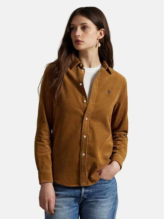 Polo Ralph Lauren Cămașă 211A93203004 Maro deschis Regular Fit