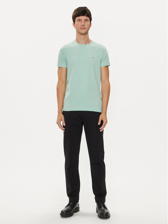 Calvin Klein Calvin Klein T-krekls K10K112724 Zaļš Slim Fit