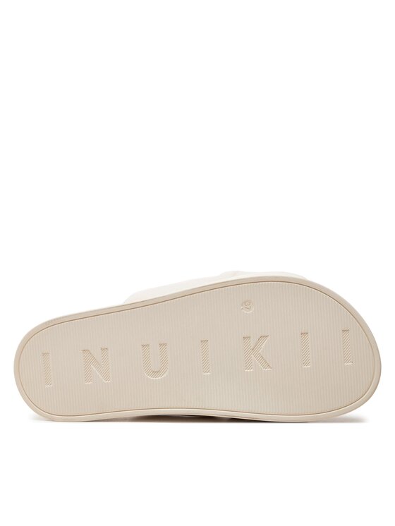 Inuikii Inuikii Klapki Soft Crossed 70104-140 Écru