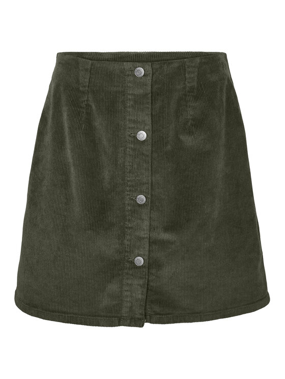 Vero Moda Vero Moda Spódnica mini Etta 10315342 Zielony Regular Fit