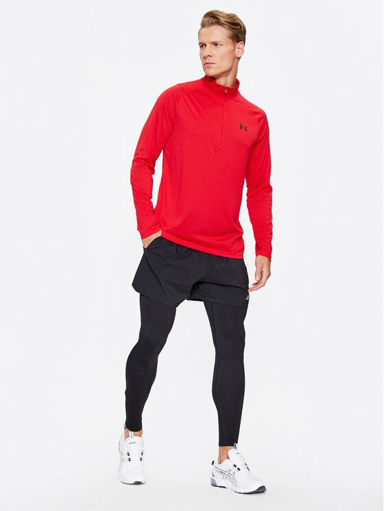 Under Armour Under Armour Hosszú ujjú Ua Tech 2.0 1/2 Zip 1328495 Piros Loose Fit