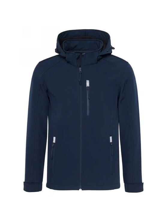 Brandit Brandit Kurtka softshell 3196 Granatowy Regular Fit