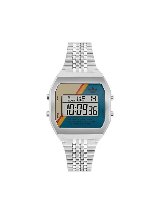 adidas Uhr Originals Street Digital Two AOST23556 Silberfarben Modivo