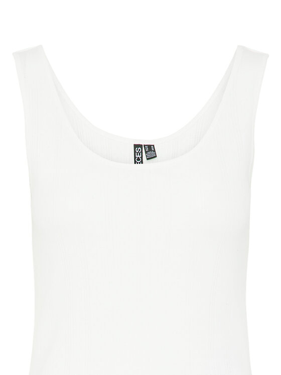 Pieces Pieces Top Fia 17155482 Biela Slim Fit