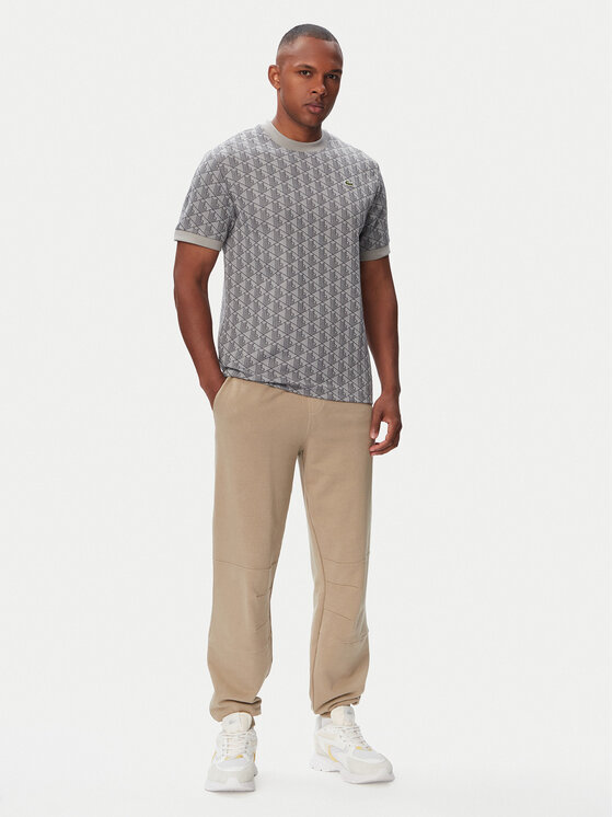 Lacoste Lacoste Футболка TH1197 Сірий Regular Fit