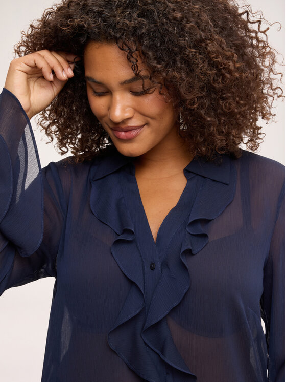 Fiorella Rubino Fiorella Rubino Koszula 5076T001555N034 Niebieski Regular Fit