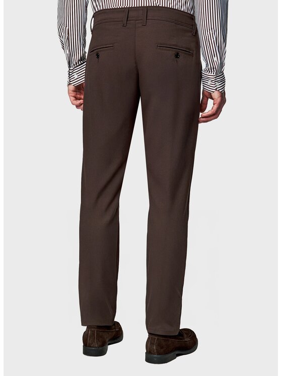Pako Lorente Pako Lorente Chinosy P26SF-WX-009 Brązowy Slim Fit