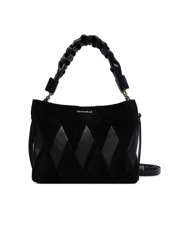 Coccinelle Coccinelle Handtasche T66 Boheme New Geomet Patch E1 T66 58 01 01 Schwarz